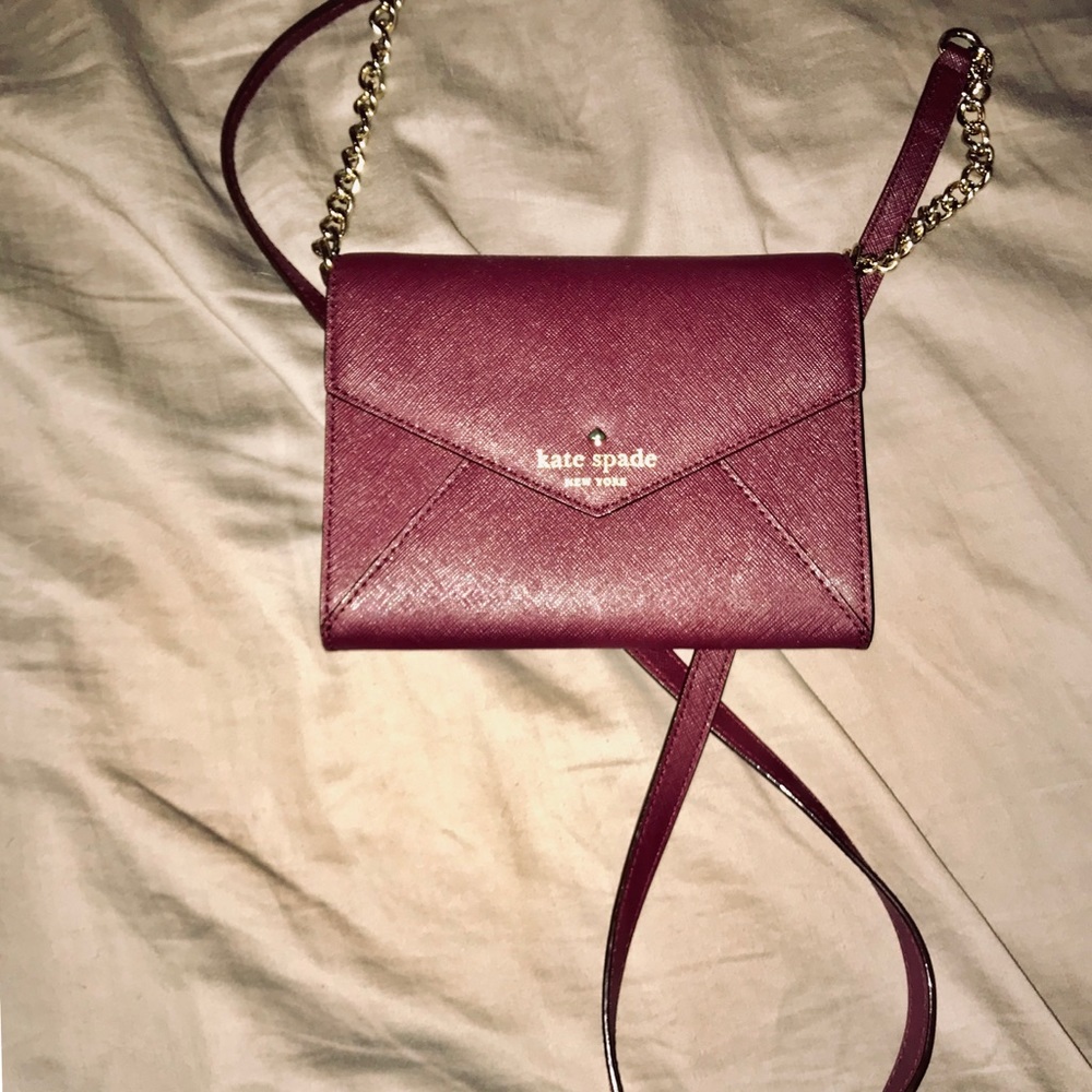 Kate Spade - Plum Mini Envelope Crossbody
